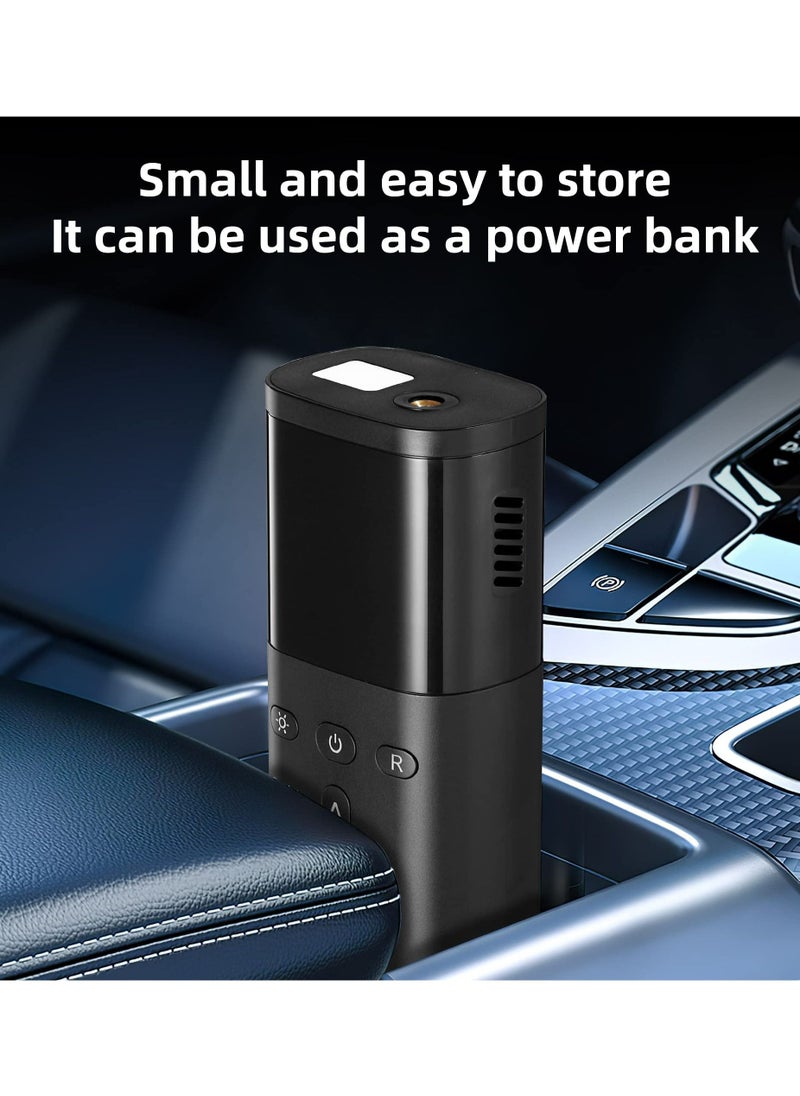Generic - Air Compressor Air Pump Car Tire Inflator Portable, Cordless Super Fast Inflate Air Pump for Car Tires 10 Seconds to Fully Charge, Fast Inflate Small Tire Pump with LED Light for Car Bike Motor Ball - Image 1