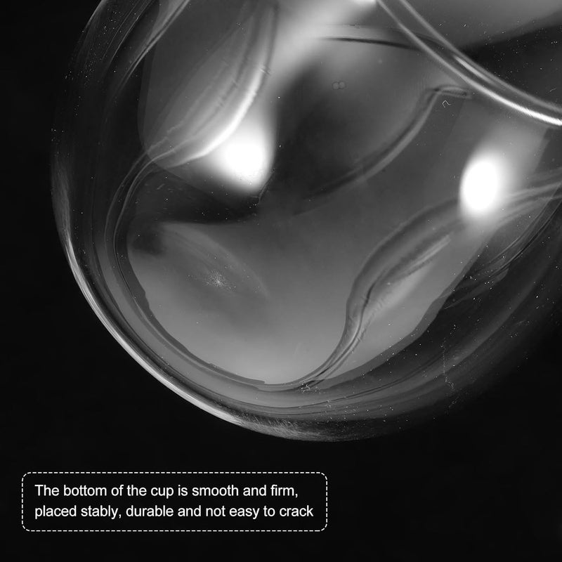 MAGICLULU Stemless Egg-shaped Red Wine Glass 400ml Small Glass Drinking Cup for Home Party - Image 5
