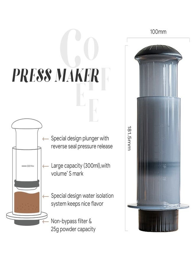 RECAFIMIL Coffee Press Maker -New Desgin Bigger Capacity Quickly Makes Delicious Coffee Without Bitterness - 1 to 3 Cups Per Pressing (Coffee Maker) - Image 5