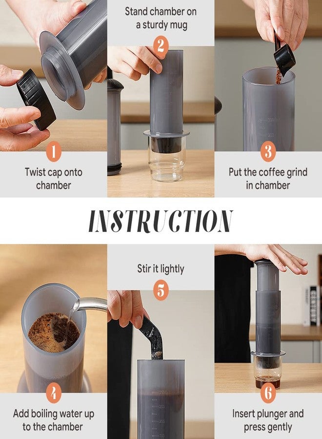 RECAFIMIL Coffee Press Maker -New Desgin Bigger Capacity Quickly Makes Delicious Coffee Without Bitterness - 1 to 3 Cups Per Pressing (Coffee Maker) - Image 4