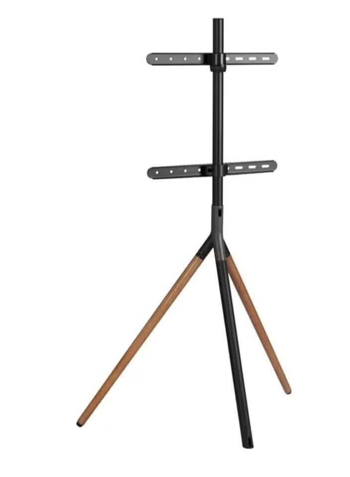 ELTRAZONE Easel Studio TV Floor Stand Mount for 49"–70" Screens – Adjustable Height, Sturdy Base, and 40KG Weight Capacity – Modern Grey/Walnut Design for Living Rooms, Bedrooms, and Offices - Image 2