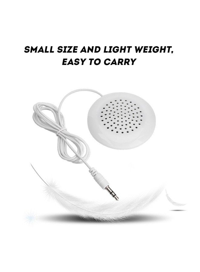 Cuifati Mini Stereo Speaker,New DIY Pillow Speaker 3.5mm Mini Stereo Speaker,True HD and Unique Soft Sound Portable Speaker,Portable Plug in Speaker with 3.5mm Aux Audio Input,for MP3 Phone Portable CD - Image 5
