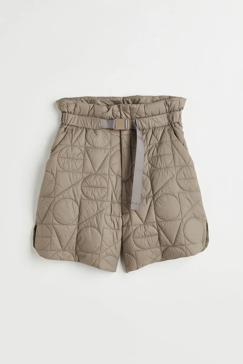 H&M Quilted outdoor shorts