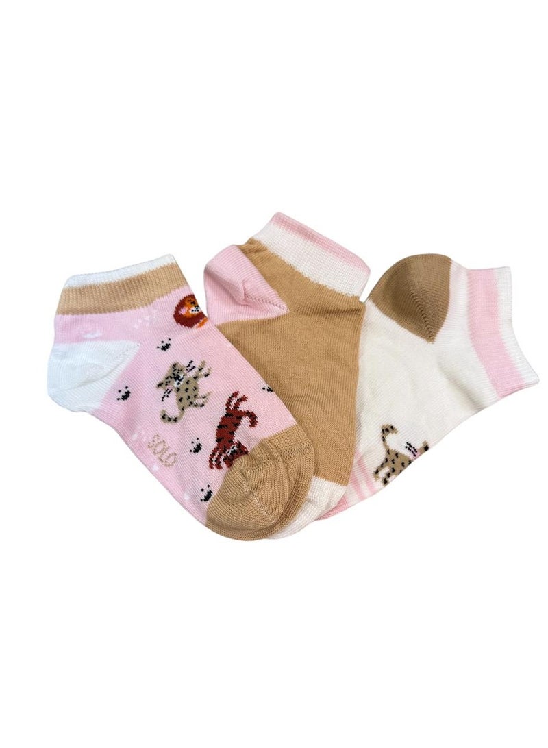 Solo Kids Girl Sneaker Designed Pack 3  - Image 1