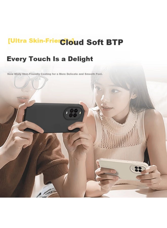 Gurrs Huawei Nova13pro Case Full Coverage Ultra-thin Shockproof Scratch-resistant Liquid Silicone Minimalist Uni Antique White