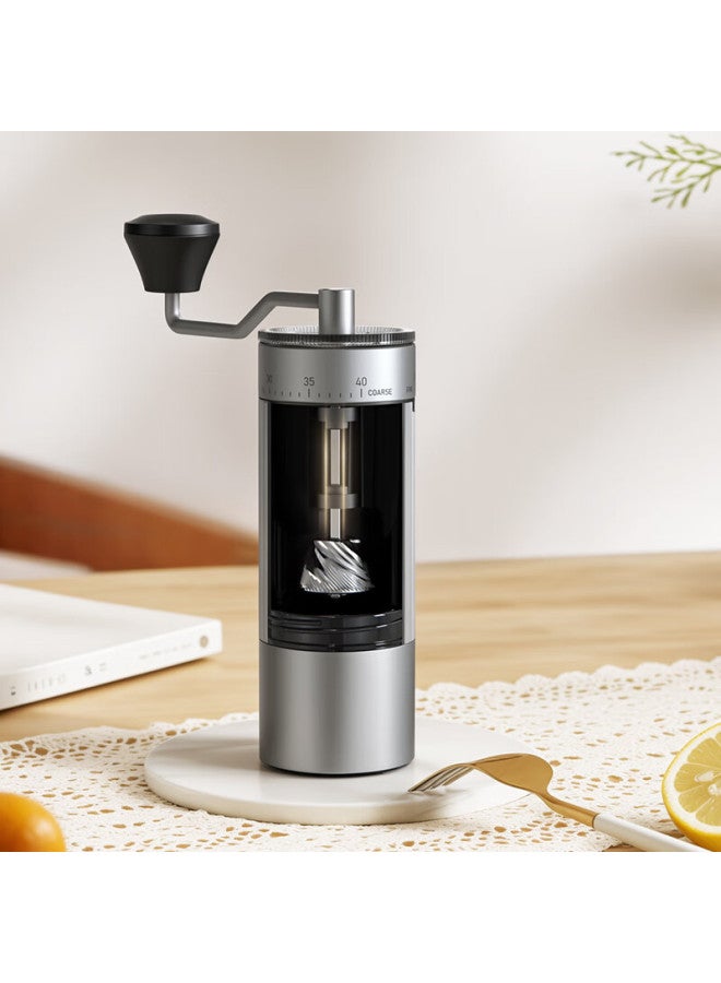 Cliton Hand-crank Coffee Grinder With External Scale, Coffee Bean Grinding Machine With 6-star Grinding Head, Manual Coffee Grinder, Automatic Powder Grinding Machine - Image 5