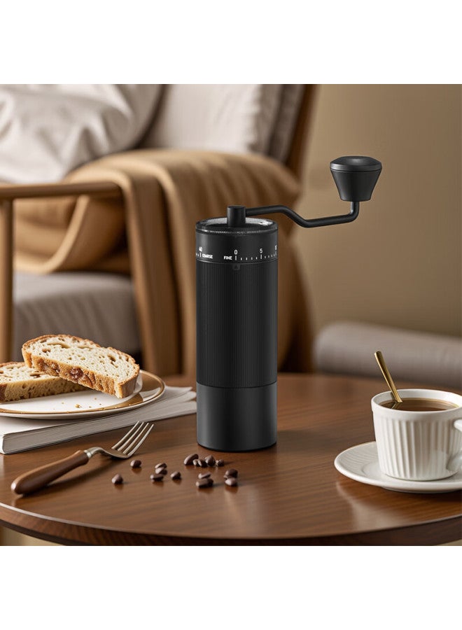 Cliton Hand-crank Coffee Grinder With External Scale, Coffee Bean Grinding Machine With 6-star Grinding Head, Manual Coffee Grinder, Automatic Powder Grinding Machine - Image 1