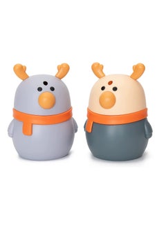 KASTWAVE Toothpick Holder Dispenser, Cute Deer Tooth Pick Dispenser, for Home Kitchen Restaurant Toothpicks Container (2 Pack)  - Image 1