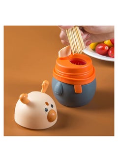 KASTWAVE Toothpick Holder Dispenser, Cute Deer Tooth Pick Dispenser, for Home Kitchen Restaurant Toothpicks Container (2 Pack)  - Image 5