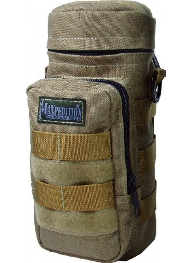 Maxpedition Bottle Holder, Khaki, 10 -Inch x 4 -Inch