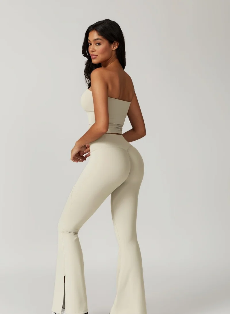 كون.يوغا بلوزة نسائية أنبوبية