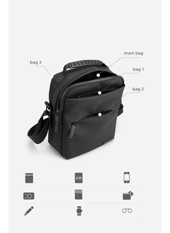 حقيبة سلينغ للماء crossbody حقيبة الظهر للرجال النساء سلينغ حقيبة الظهر المشي لمسافات طويلة daybag متعددة الأغراض عبر الجسم حقيبة الصدر للسفر للأعمال ركوب الدراجات - Image 4