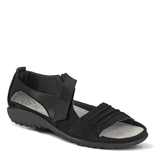 NAOT Women's Papaki Sandal Black Patent Lthr Combo 9-9.5 M US - Image 1