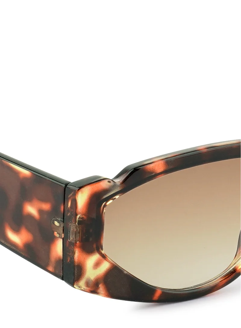 London Rag Sport Sunglasses  in Tan with  Printed Temples