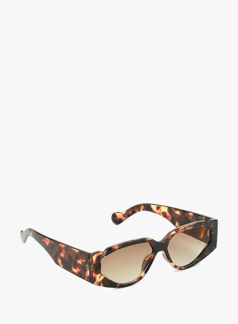 London Rag Sport Sunglasses  in Tan with  Printed Temples