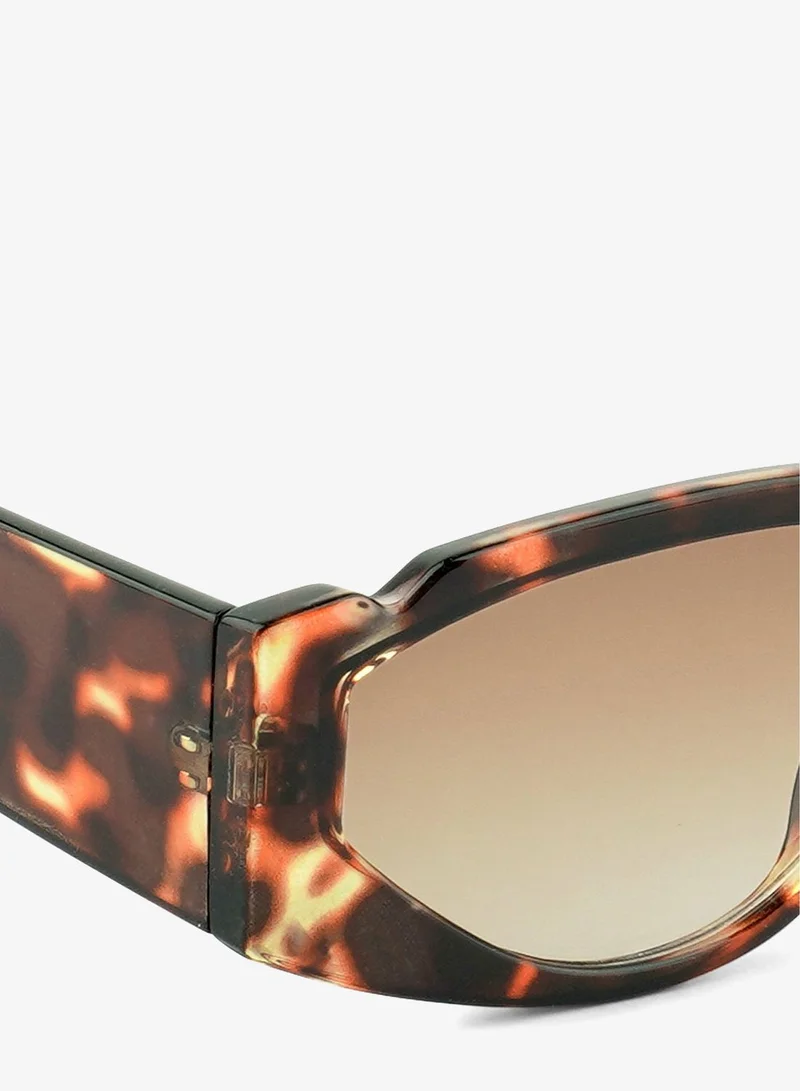London Rag brown Sport Sunglasses  in Tan with  Printed Temples for Women | Best Price UAE
