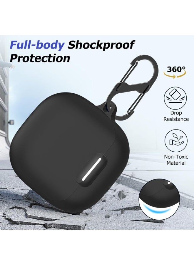 QIRG Compatible with Anker Soundcore Liberty 4 NC Case Cover, Soft Silicone Shockproof Protective Case Skin for Soundcore Liberty 4 NC Wireless Earbuds (White) - Image 3