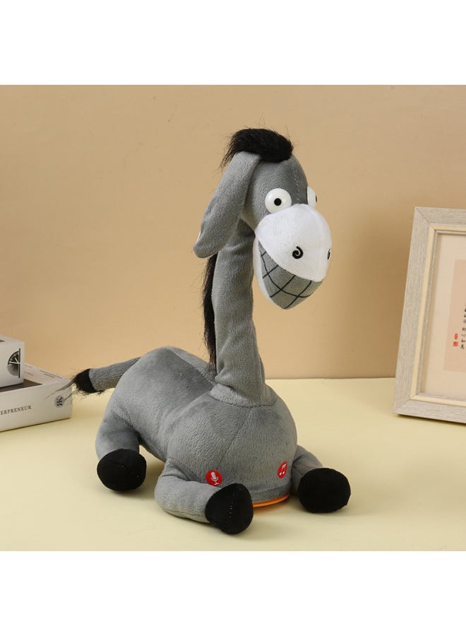 Same Electric Simulation Plush Animal Toys For Boys And Girls Holiday Gift Children's Multifunctional Toys-Color:Donkey-Specifications:No Movement  - Image 3