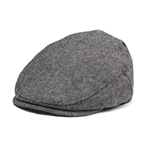 JANGOUL Kids Wool Tweed Newsboy Flat Cap Herringbone Boy Infant Toddler Child Youth Beret Hat (4-5T, Style4) - Image 1