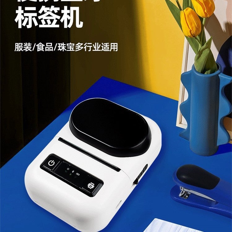 Handheld Mini Commercial Label Printer Multifunctional Hd Bluetooth Portable Thermal Printer - Image 2