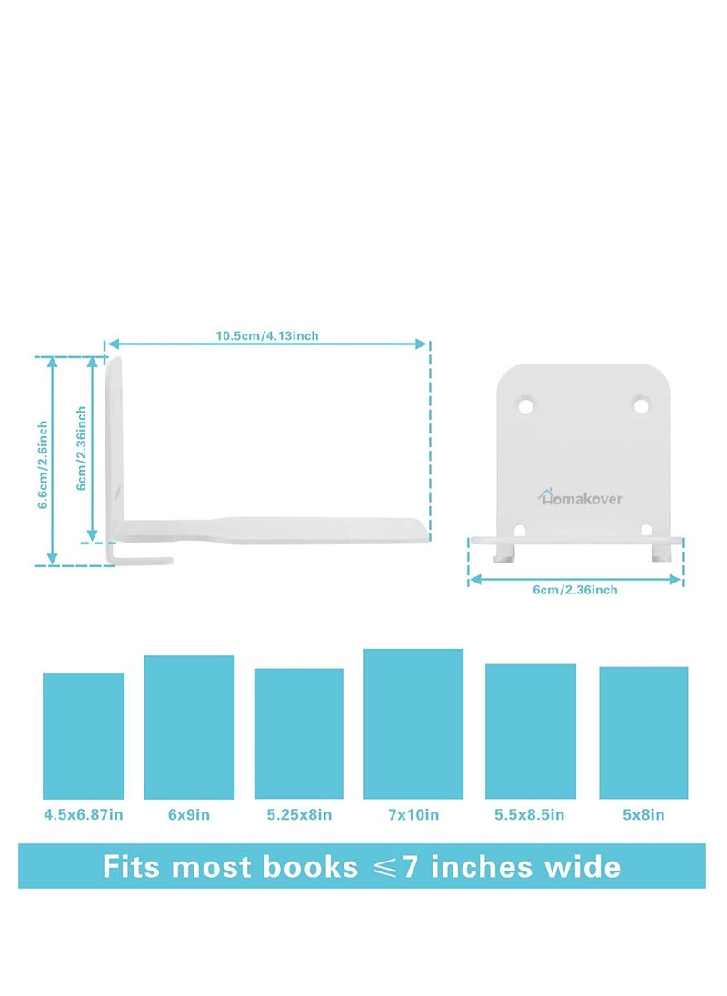 SYOSI Invisible Floating Bookshelves Heavy-Duty Book Organizers Wall Mounted Bookshelf Iron Storage Shelves Hidden for Bedroom Living Room Office 2 Pieces - pzsku/ZB5F6C546EAB029441E7BZ/45/_/1704622422/5c7e0904-f23b-4bd9-9e40-9189110b3278