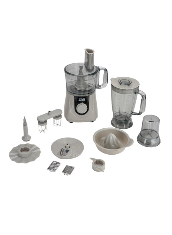 Xper food processor 750 watt, 2 liter, various attachments, XPFP-600-21 - Image 2