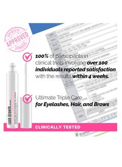 CLIONE PRIME Korean Lash Serum - Sérum Para Pestañas Eyelash Serum to Grow Lashes Eyebrow Serum Eyelash Growth Serum Suero Para Pestañas Crecimiento Suero De Pestañas  - Image 3