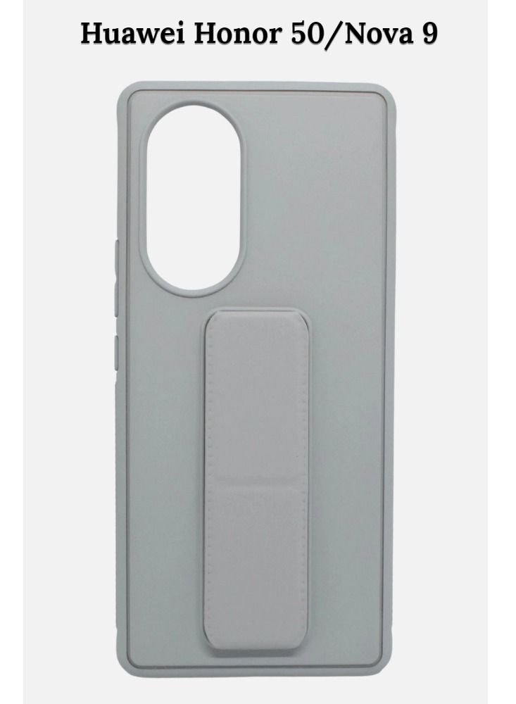BORTONY Protective Case Cover With Finger Grip Stand For Huawei Honor 50 / Nova 9  - Image 1