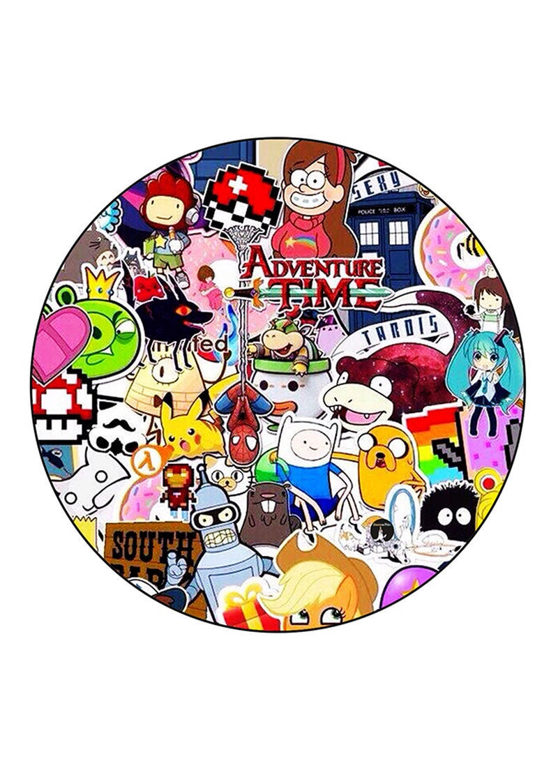 Cartoons Printed Mouse Pad Multicolour