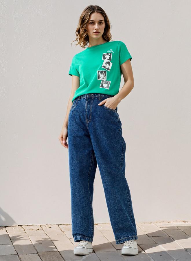 SP Characters Beatles Graphic Print T-shirt - Image 2