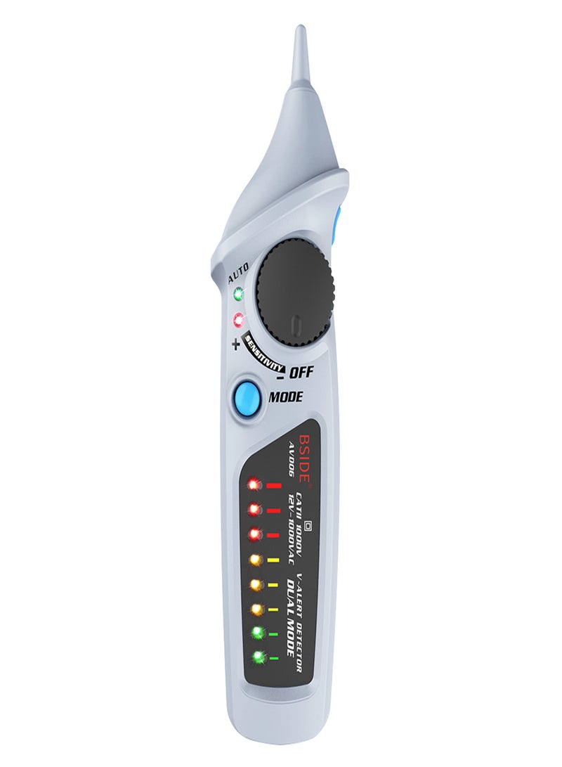 BSIDE Non-contact AC Voltage Tester Pen Shaped V～Alert Detector Auto/Manual Dual Mode NCV Tester Live Wire Check with Adjustable Sensitivity Sound and Light Alarm - Image 1
