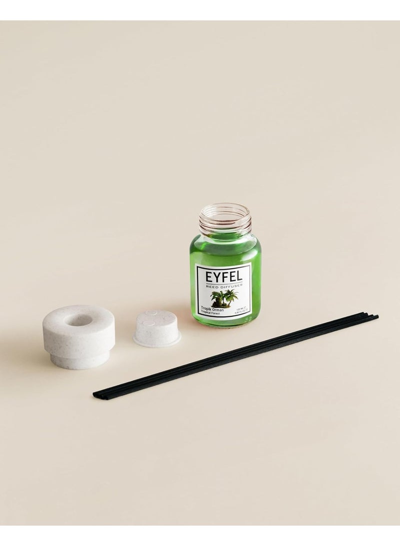 EYFEL EYFEL Tropical Forest Reed Diffuser, 120ml | Premium Eau de Parfum Scent | Long-Lasting & Refreshing Aroma for Home & Office - Image 2
