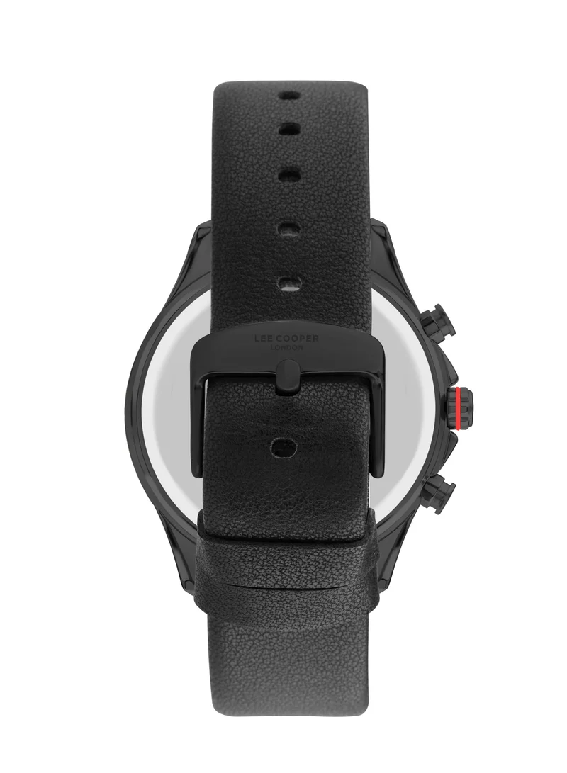 Lee Cooper LEE COOPER Men's Multi Function Black Dial Watch - LC07376.651