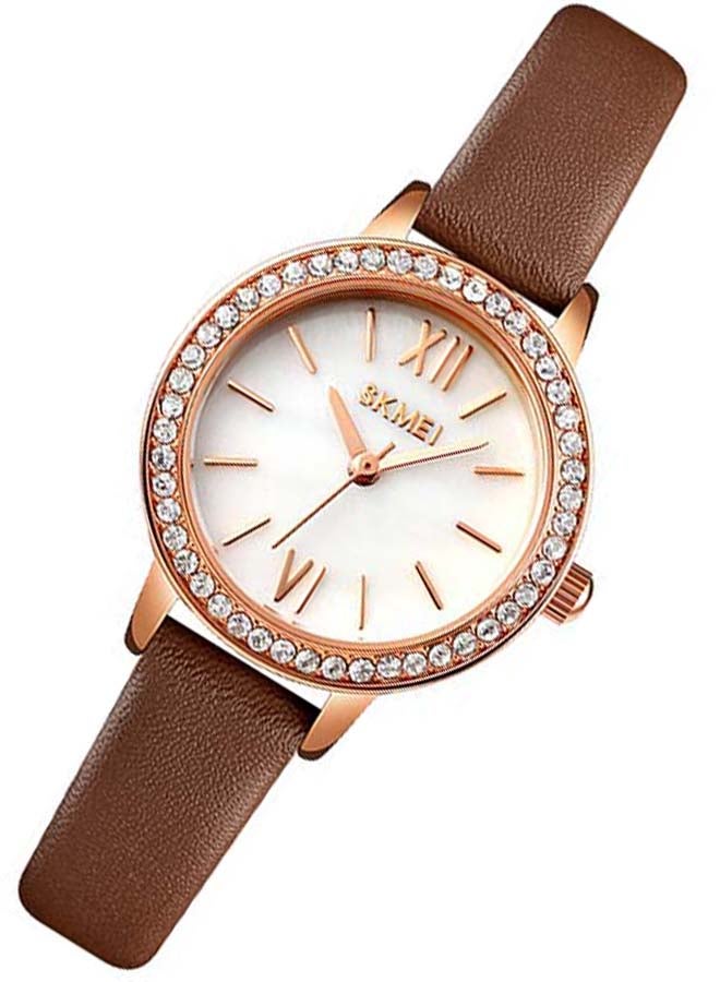 SKMEI Women's 1711 3ATM Waterproof Japan Stainless Steel Back  Quartz Watch  - Image 4