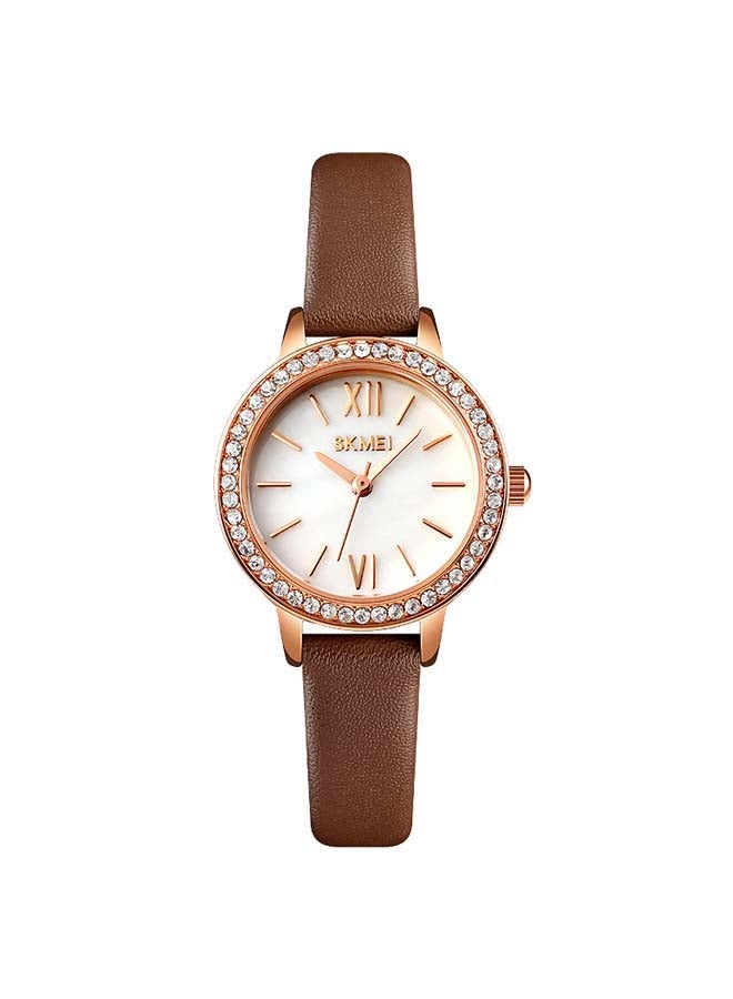 SKMEI Women's 1711 3ATM Waterproof Japan Stainless Steel Back  Quartz Watch  - Image 1