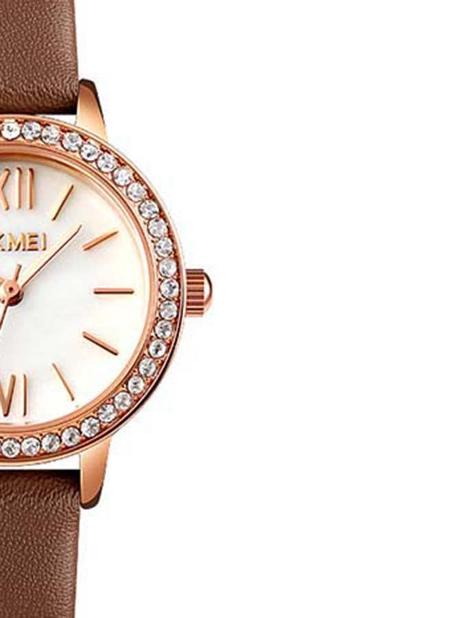 SKMEI Women's 1711 3ATM Waterproof Japan Stainless Steel Back  Quartz Watch  - Image 5