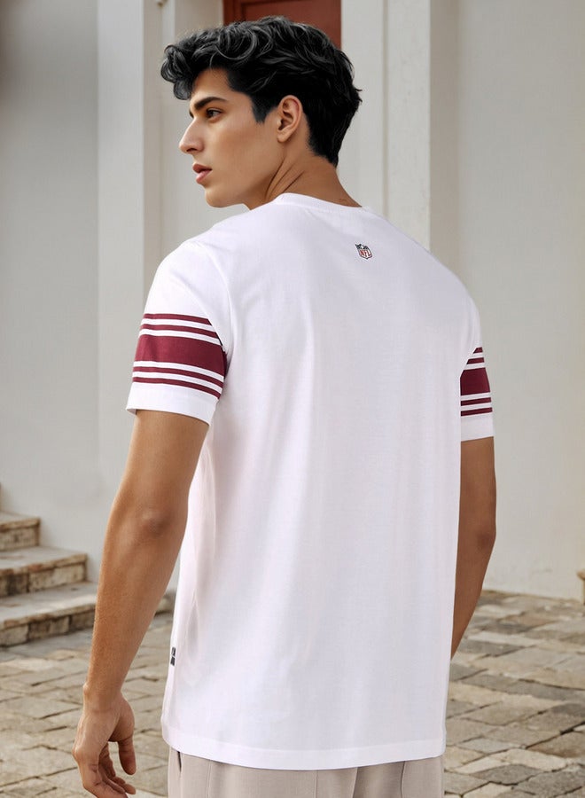 سبلاش فيڤ تيشيرت برقبة دائرية بطبعة الدوري الوطني لكرة القدم - Image 3