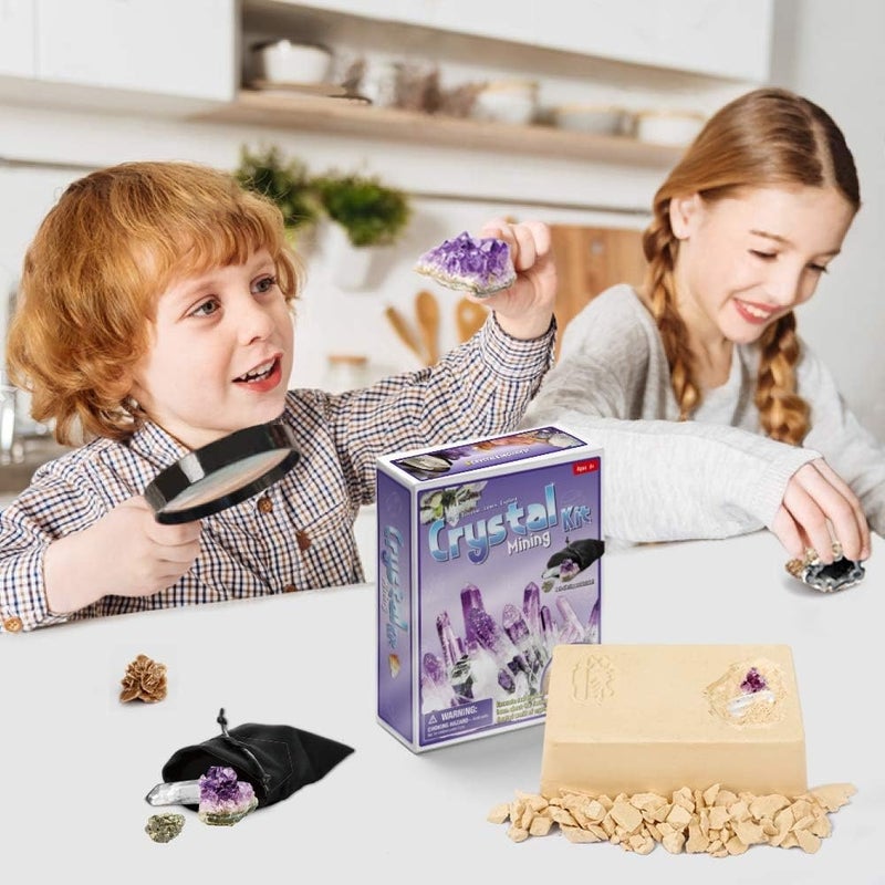 طقم تعدين الأحجار الكريمة الكريستالية - D7149G - Image 5