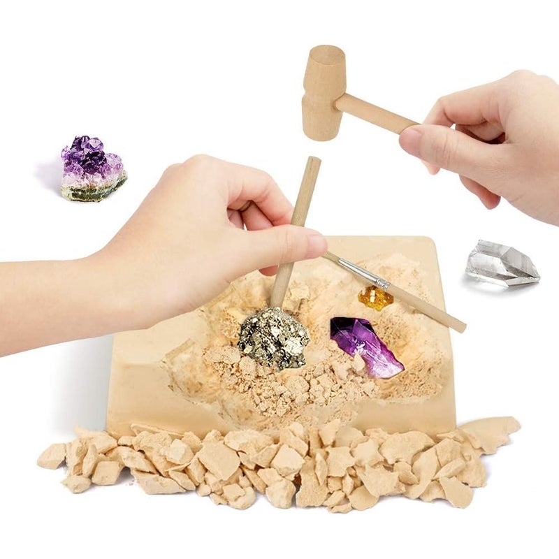 طقم تعدين الأحجار الكريمة الكريستالية - D7149G - Image 2