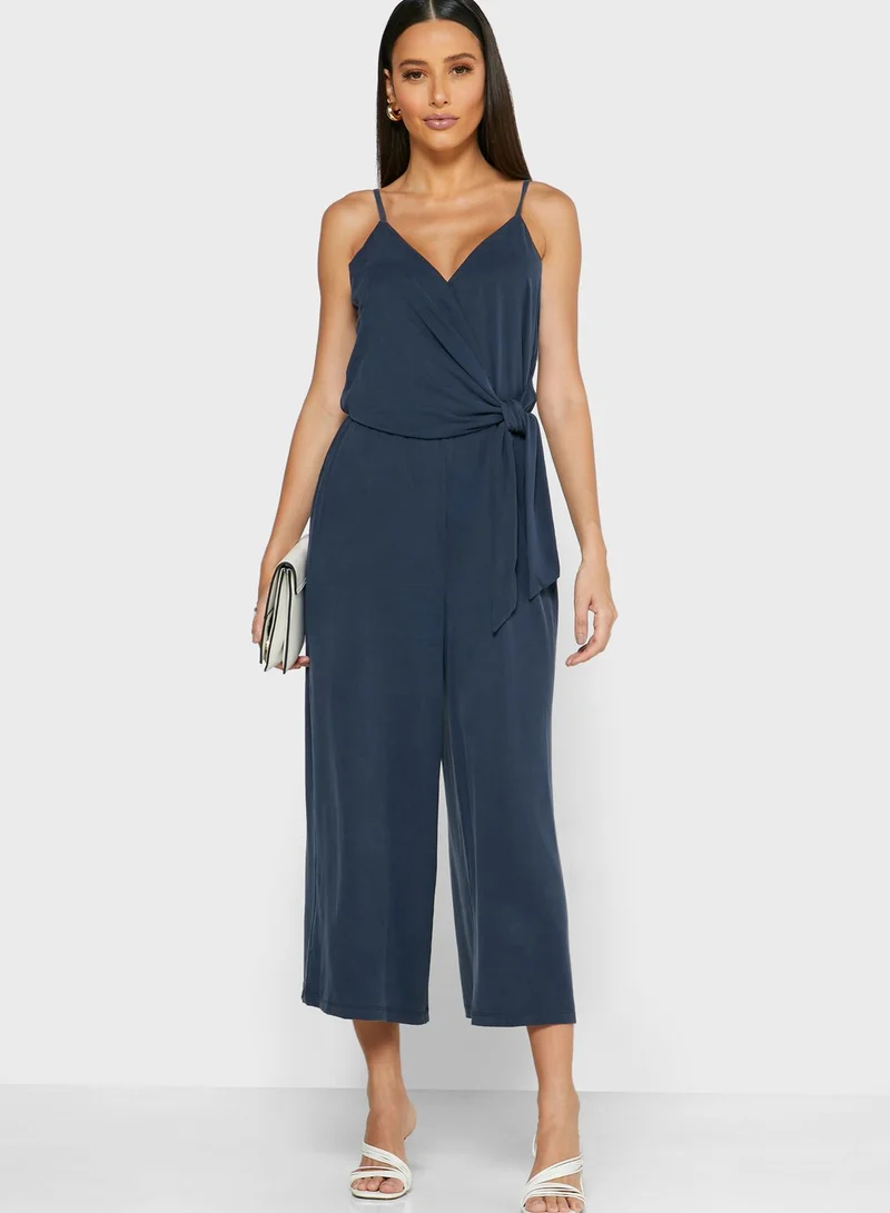 BANANA REPUBLIC Wrap Front Cami Strap Jumpsuit