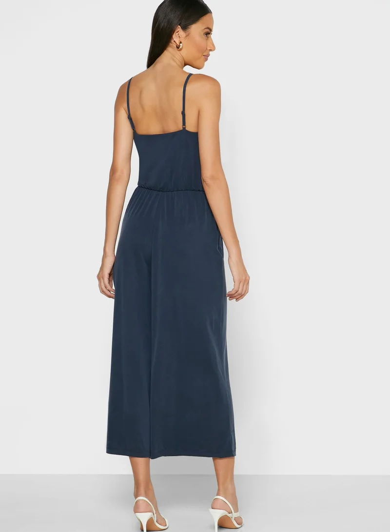 BANANA REPUBLIC Wrap Front Cami Strap Jumpsuit