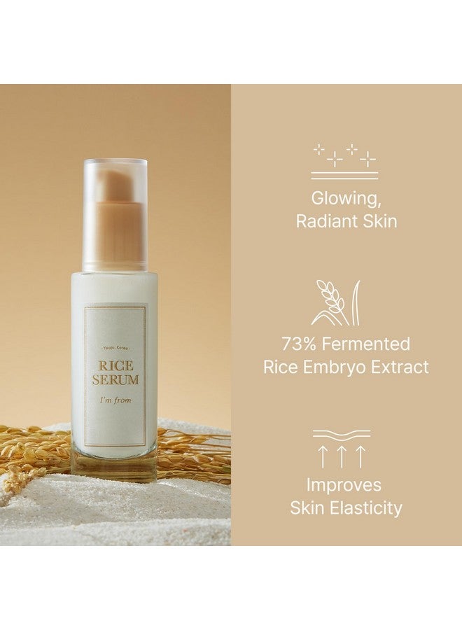I'M FROM M] Rice Serum 73% Fermented Rice Embryo Extract ; Improve Hyperpigmentation Boost Collagen Vitality Supply Nutrients To Skin With Vitamin B Healthy Glow - Image 4