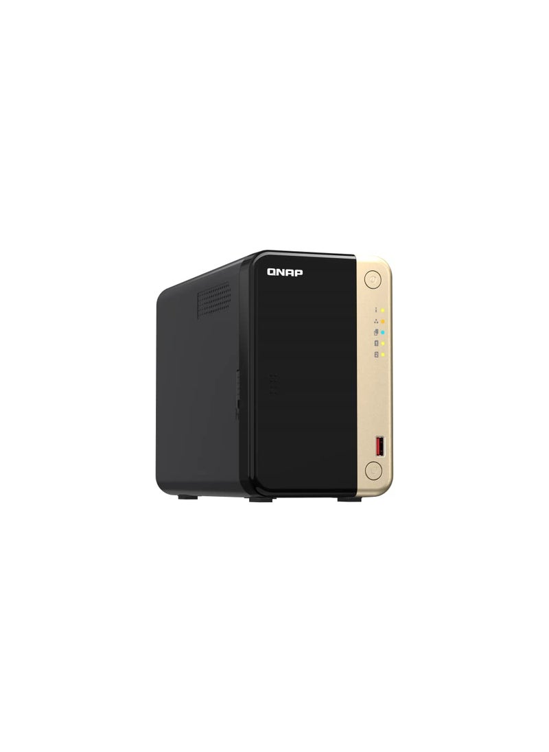 QNAP QNAP TS-264-8G-US 2 Bay High-Performance Desktop NAS with Intel Celeron Quad-core Processor, M.2 PCIe Slots and Dual 2.5GbE (2.5G/1G/100M) Network Connectivity (Diskless)  - Image 4