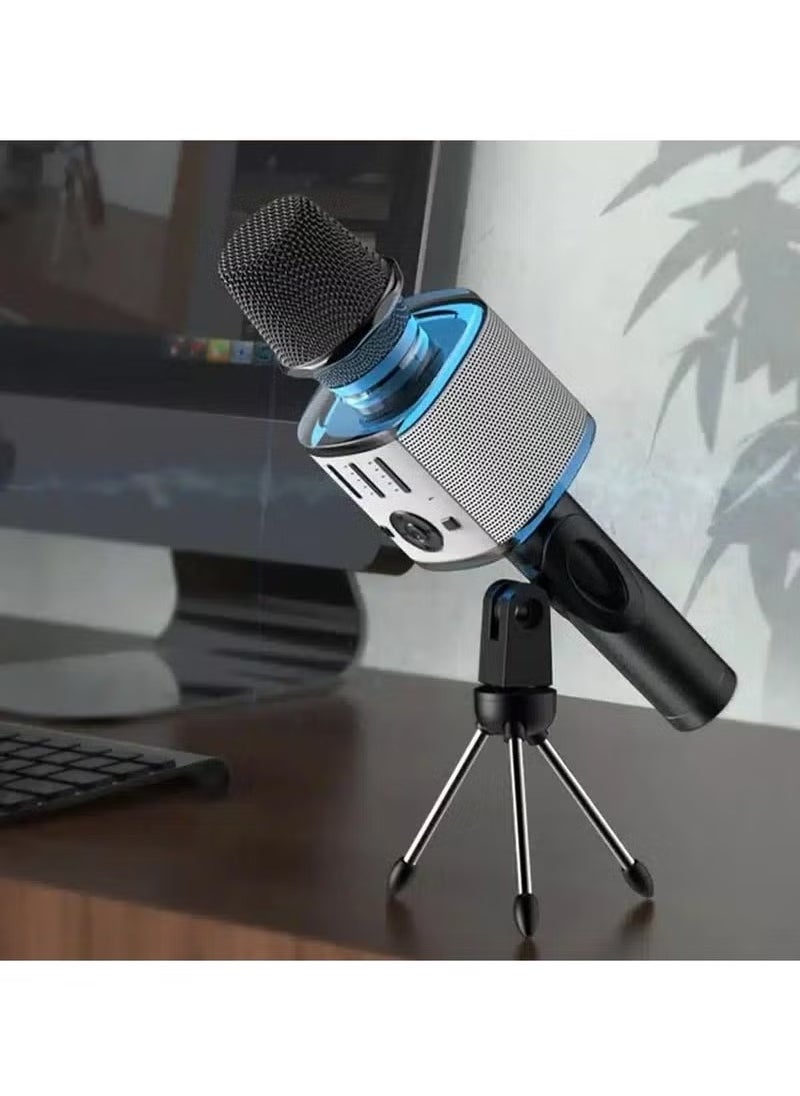 Yesido - KR10 Wireless Bluetooth Karaoke Microphone – Portable Cordless Handheld Mic with Built-in Speaker, TF Card & USB Support – Ideal for Home Parties, Kids, Outdoor Events, and Recording – Compatible with Android & iOS Devices – High-Quality Sound - Image 1
