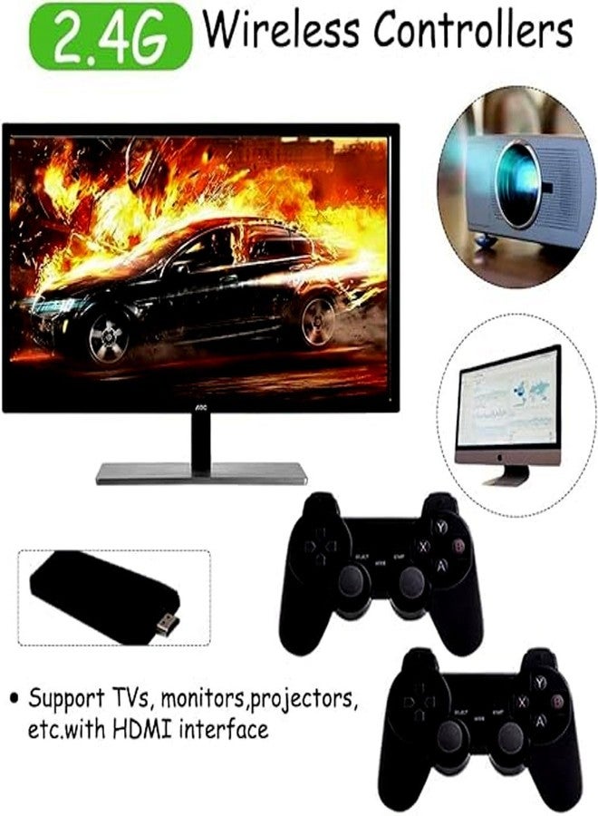 NextTech 4K Ultra HD 2026 Retro Game Console | 20,000+ Built-in Classic Games | Dual 2.4G Wireless Controllers | 64GB Plug & Play TV System for Family Fun - Image 5