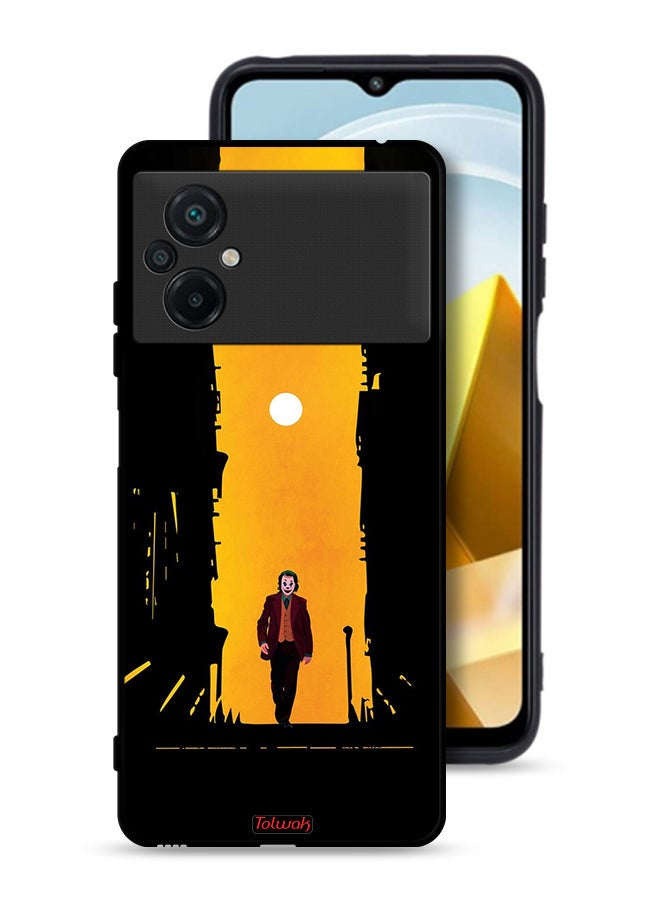 Tolwak Xiaomi Poco M5 4G Protective Case Cover Joker Abstract Digital Artwork - Image 1