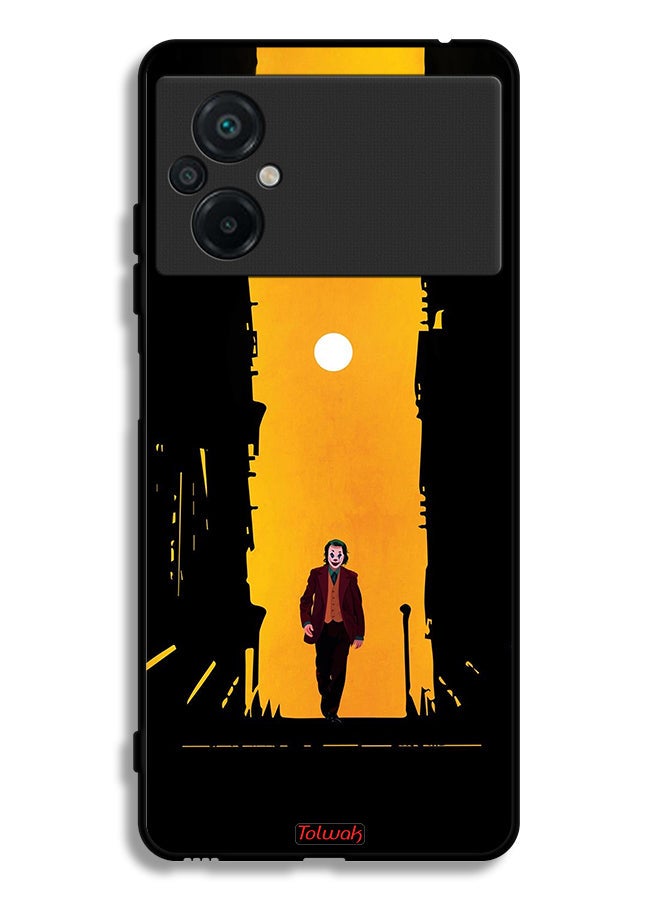 Tolwak Xiaomi Poco M5 4G Protective Case Cover Joker Abstract Digital Artwork - Image 2