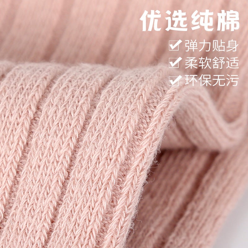 Combed Cotton Children'S Pantyhose Bow Girls Leggings Thick Cute Baby Pantyhose - Image 3
