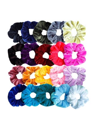 20-Piece Hair Scrunchie Set