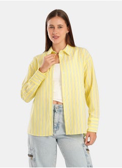 Light Yellow Striped Shirt